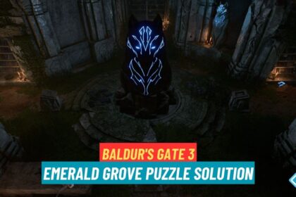 Baldur's Gate 3 Emerald Grove Puzzle