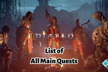 List of All Main Quests Diablo 4