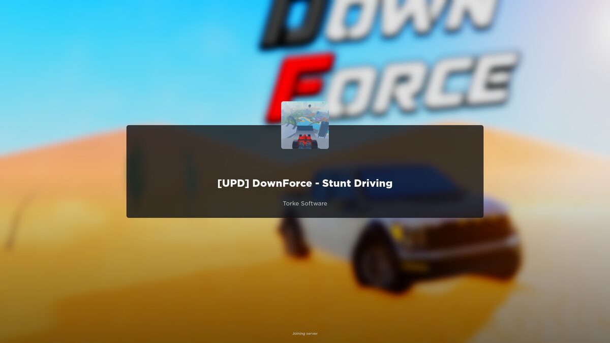 Roblox DownForce Stunt Driving Codes